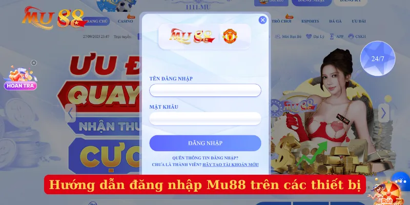 Hướng dẫn đăng nhập Mu88 trên các thiết bị